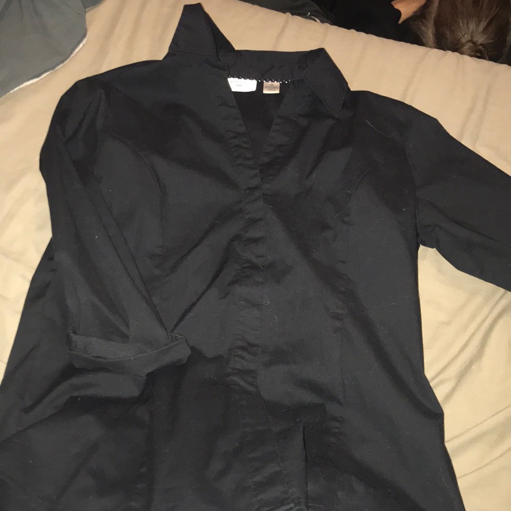 Black dress shirt
